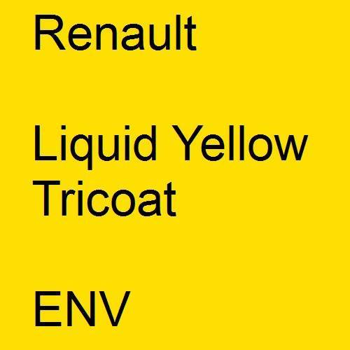 Renault, Liquid Yellow Tricoat, ENV.